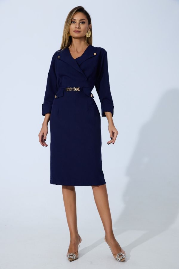 Camelie Navy Dress