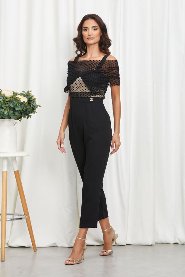 Ydalis Black Jumpsuit