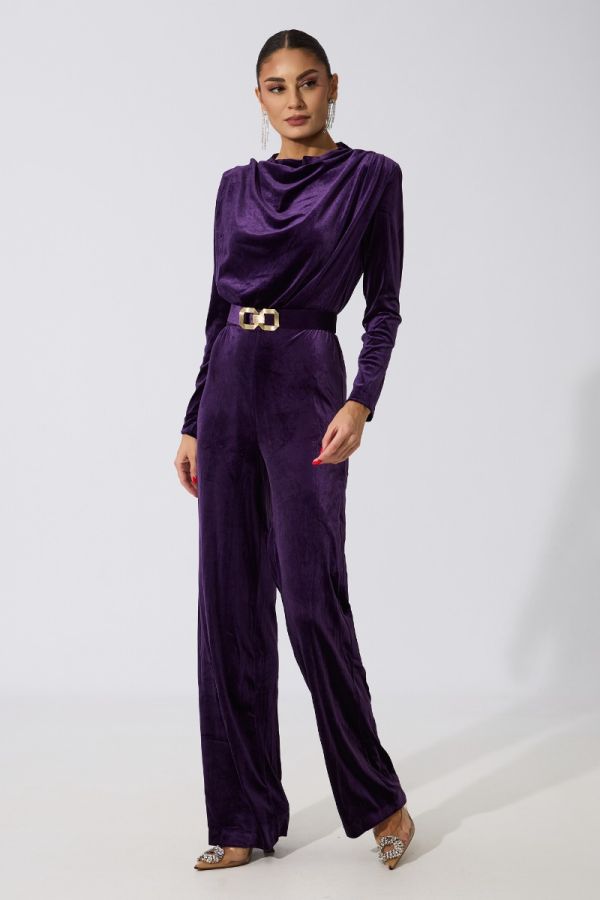 Alvera Purple Jumpsuit