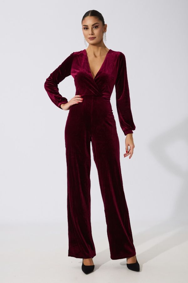 Chloe Burgundy Jumpsuit