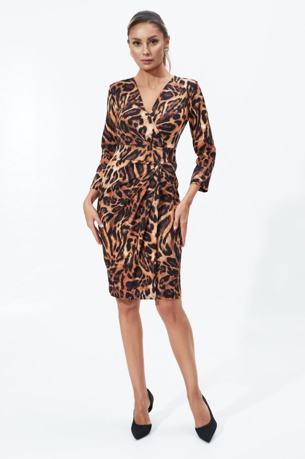 Jimena Animal Print Dress