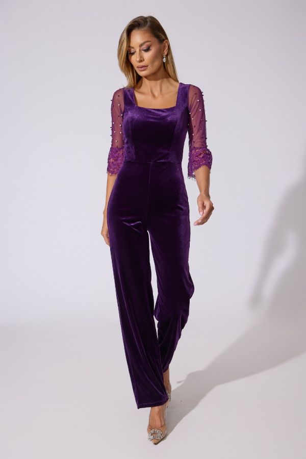 Pearl Purple Jumpsuit