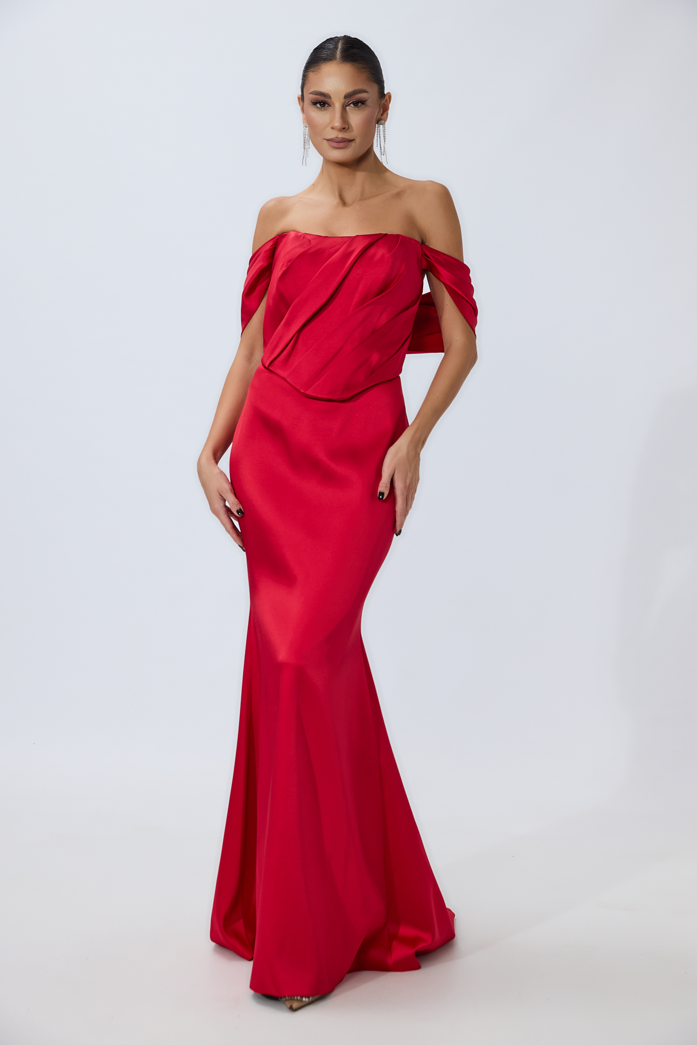 Mallorca Red Premium Occasion Dress